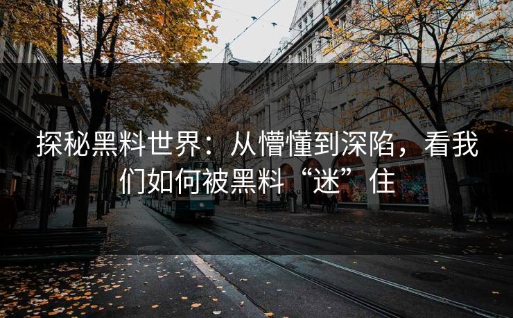 探秘黑料世界:从懵懂到深陷,看我们如何被黑料“迷”住 第1张 探秘黑料世界:从懵懂到深陷,看我们如何被黑料“迷”住 第1张